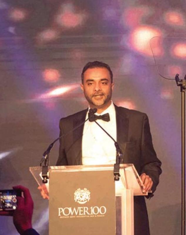 Khurram Shroff speaking at the Power100 Parliamentary Review gala